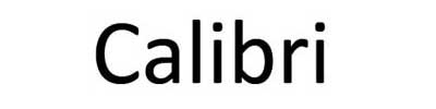 Calibri Font